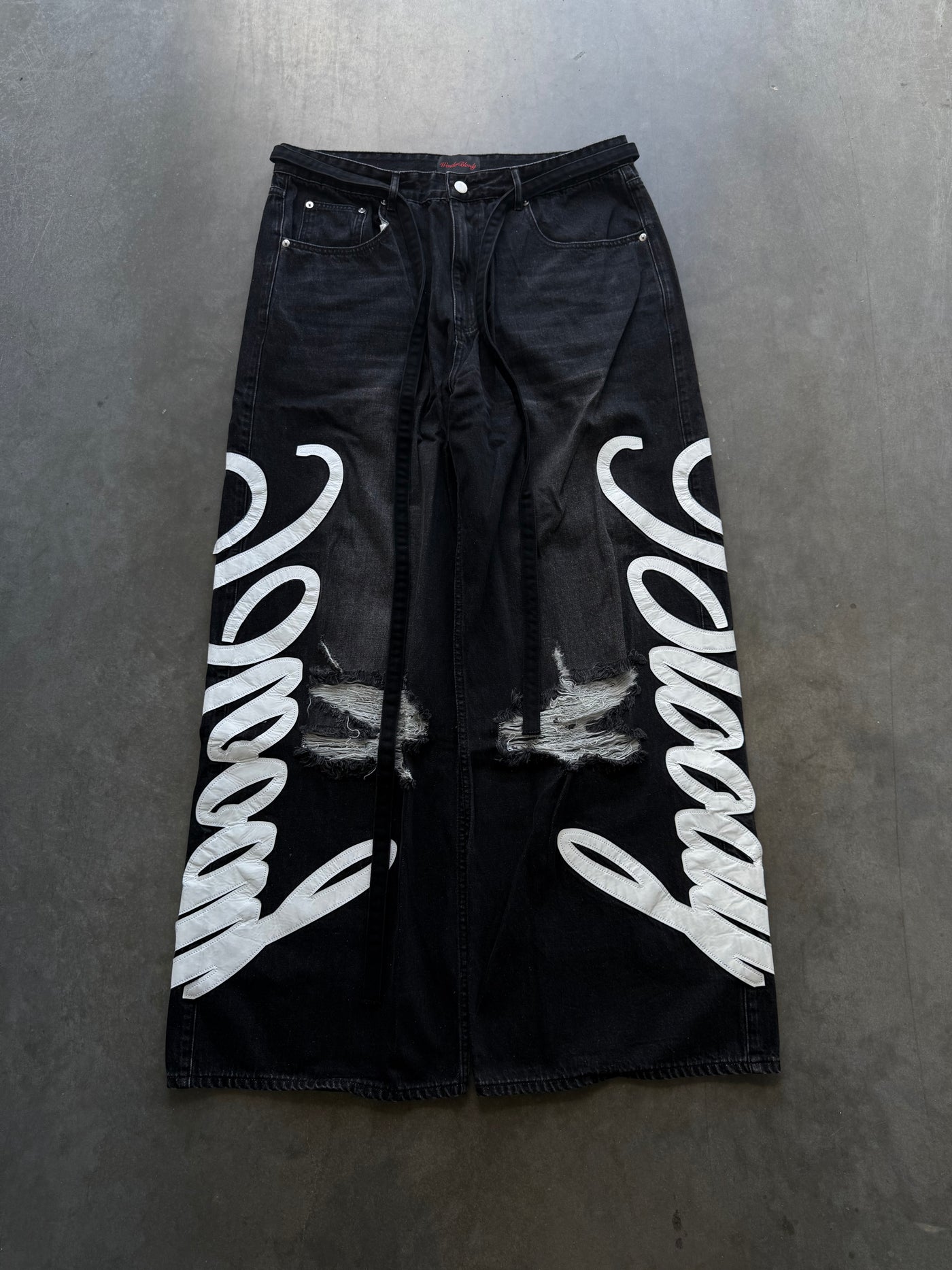 Black "Bloody" Denim