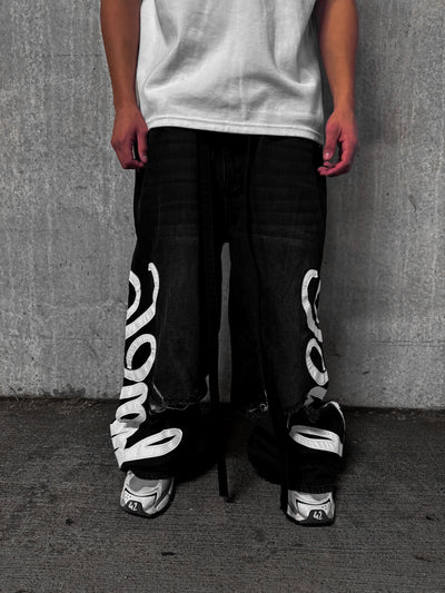 Black "Bloody" Denim