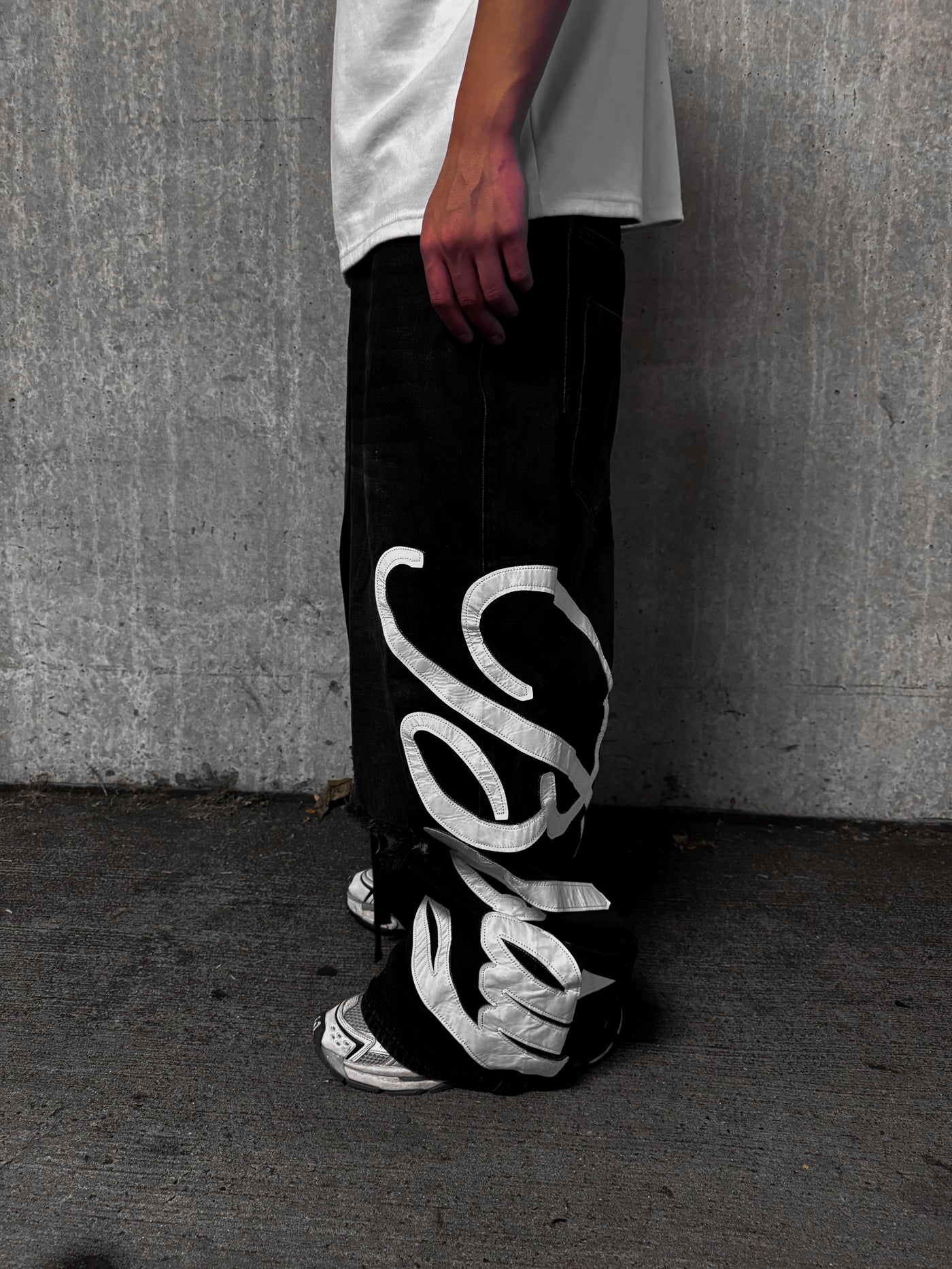 Black "Bloody" Denim