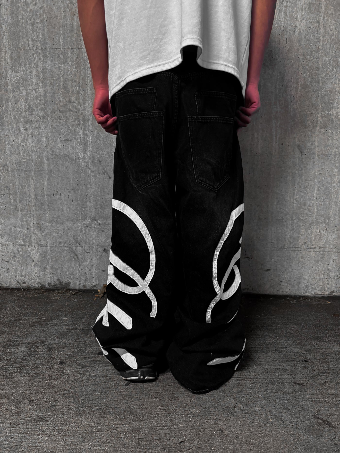 Black "Bloody" Denim