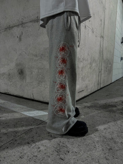 Gray "Bleed" Sweats