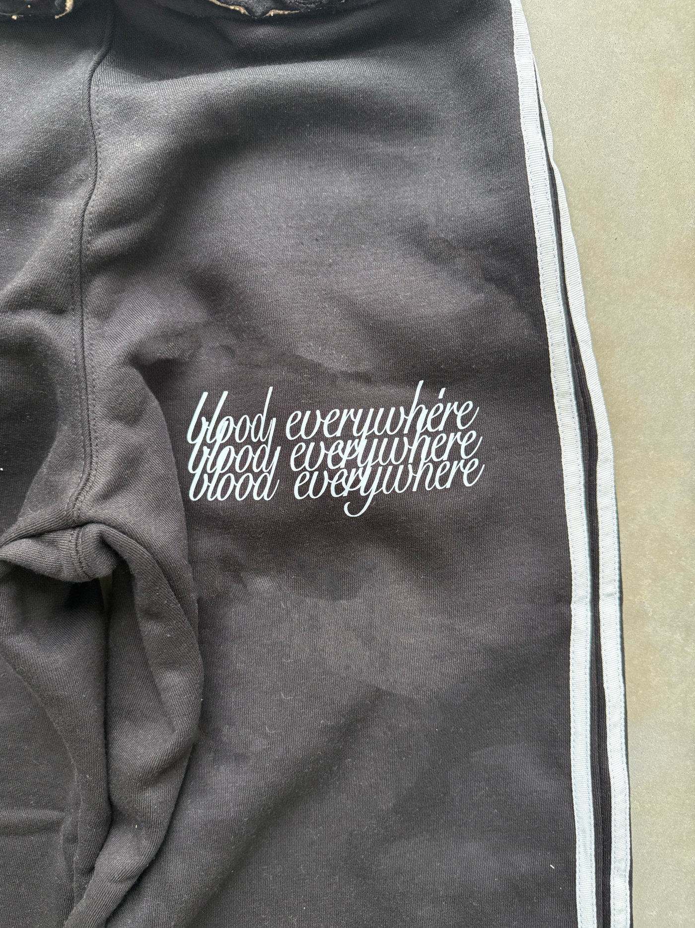 Black "Blood Everywhere" Sweats